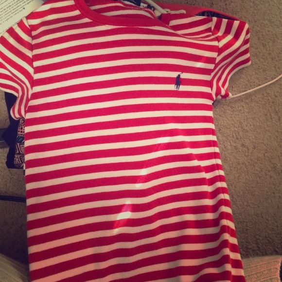 🚫SOLD🚫 Red and white Polo Ralph Lauren T-shirt
