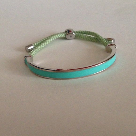 Fossil mint half bangle bracelet