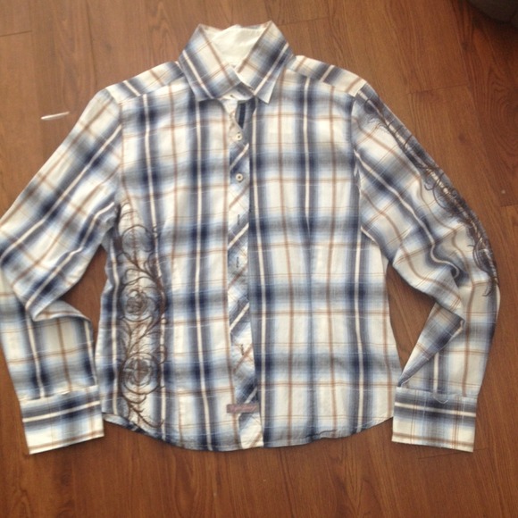 English laundry plaid shirt