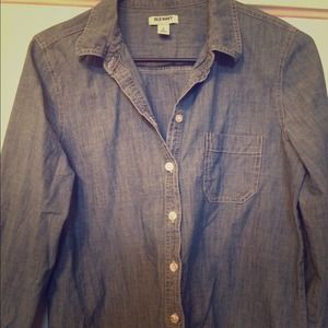 Chambray button up shirt