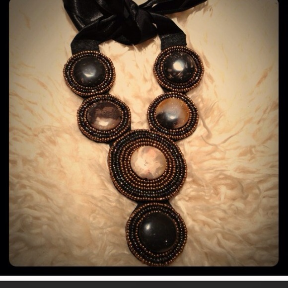 Beautiful Stone Statement Necklace