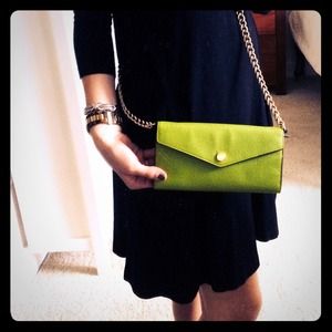 Michael Kors Green Crossbody Bag!