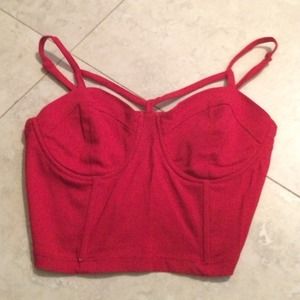Beautiful red corset like top