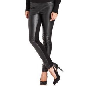 Jessica Simpson - Leather Pannel Leggings - Small