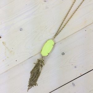 Kendra Scott Jewelry - Kendra Scott Rayne Necklace in Neon Yellow Kendra Scott Jewelry - Kendra Scott Rayne Necklace in Neon Yellow