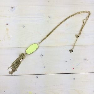 Kendra Scott Jewelry - Kendra Scott Rayne Necklace in Neon Yellow Kendra Scott Jewelry - Kendra Scott Rayne Necklace in Neon Yellow