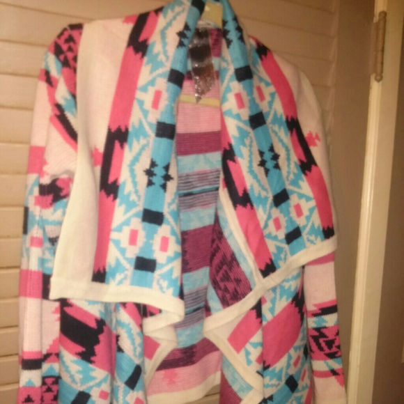 Aztec Tribal print "Emily Cardigan"