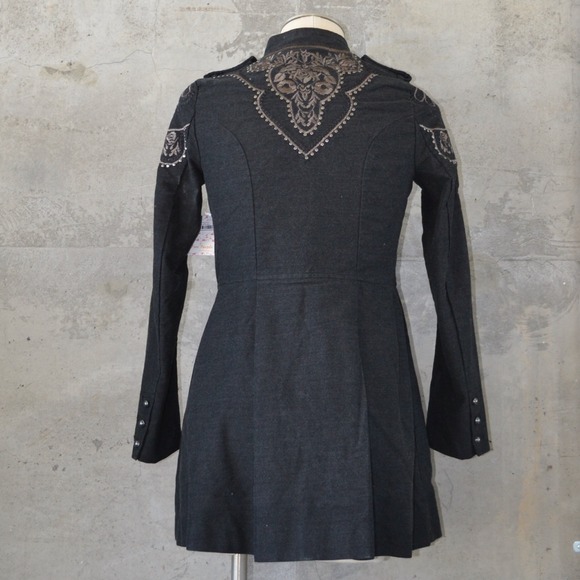 free people | embroidered sergeant coat - Picture 3 of 4