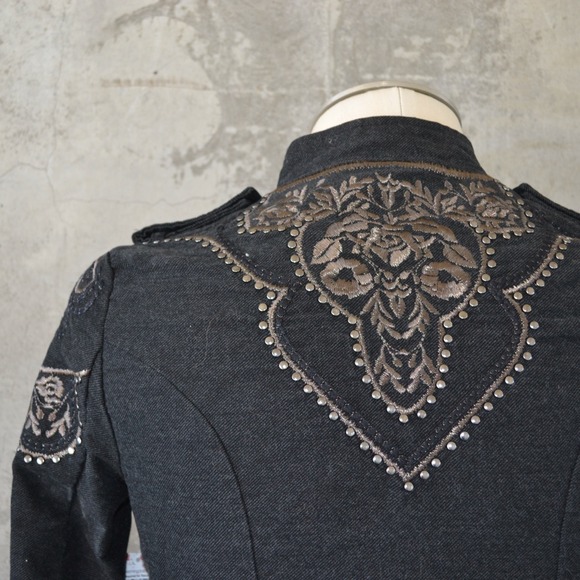 free people | embroidered sergeant coat - Picture 4 of 4