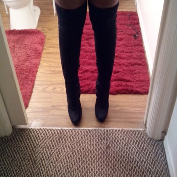 Knee high boots 4"heels