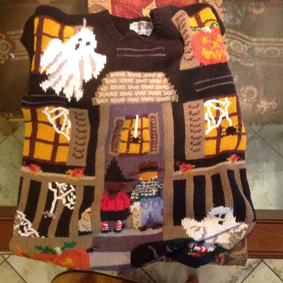Northern isles hand knitted sweater