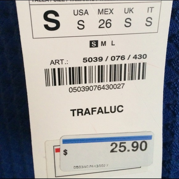 Zara drop skirt in cobalt blue - Picture 2 of 3