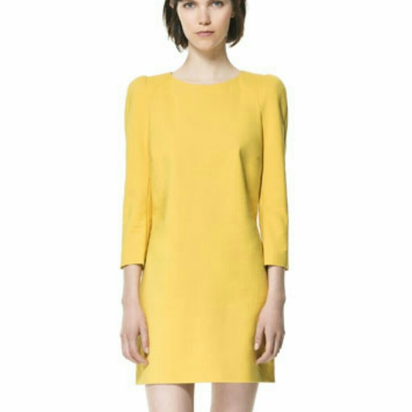 50%OFF EVERYTHING!!  ZARA yellow bodycon dress