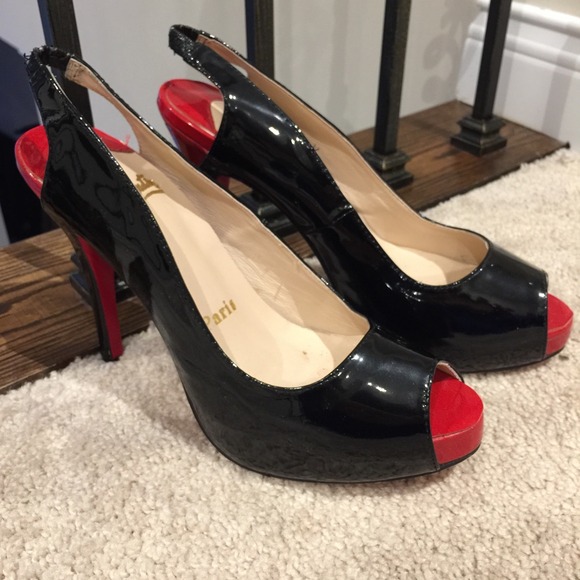 Red bottom heels.
