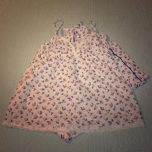 Victoria secret pajamas  floral print
