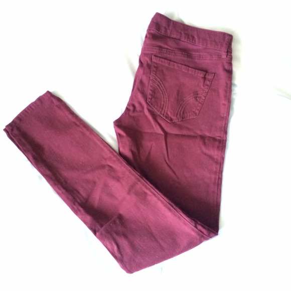 Maroon Hollister Pants