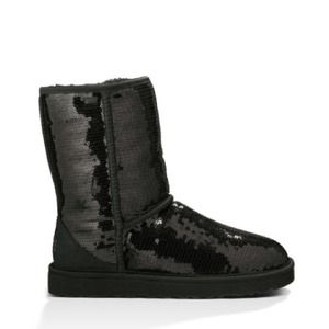 Classic Short Black Sparkle Uggs