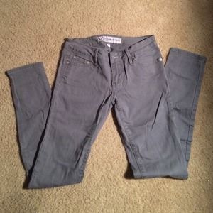 Gray skinny jeans