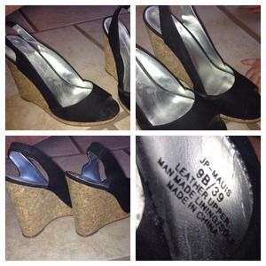 Jessica Simpson Sling Back Peep Toe Wedge