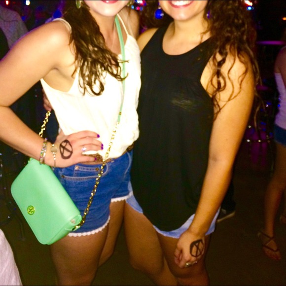 🚫SOLD ON TRADESY🚫Mint green Tory Burch crossbody - Picture 4 of 4