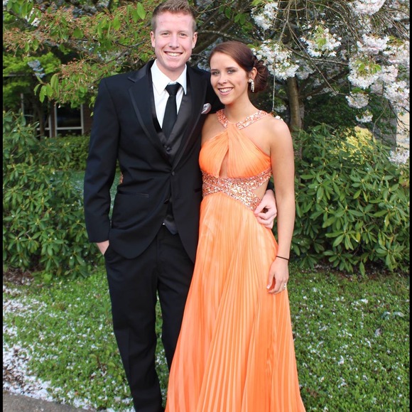 Neon prom dress - Picture 4 of 4