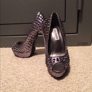 Steve Madden spikes and glitter