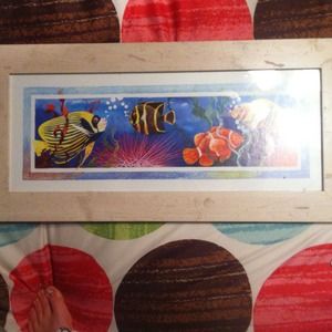 Beautiful fish painting cute for anywhere and age.