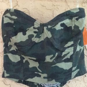 Camo Bando Top