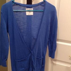 AE blue cardigan size small