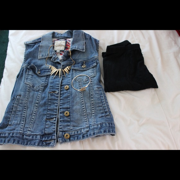 Forever 21 denim vest