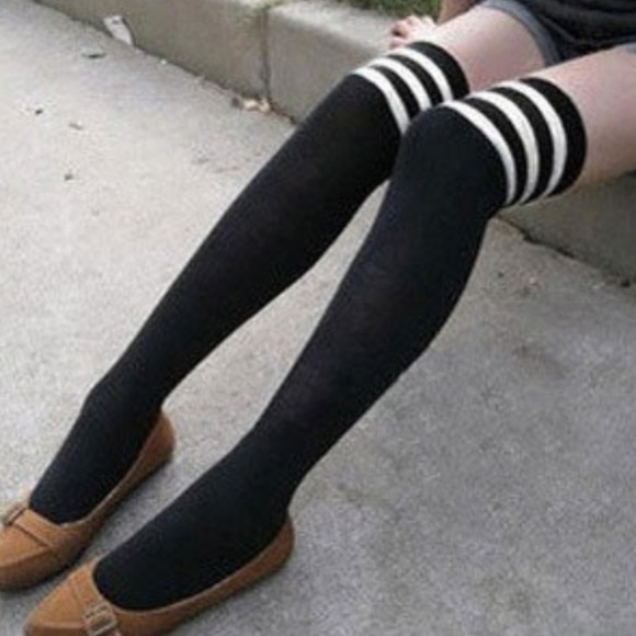 American Apparel Accessories - 🎉Host Pick🎉White High Socks