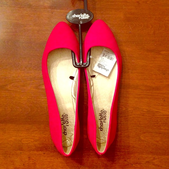 Brand new red flats