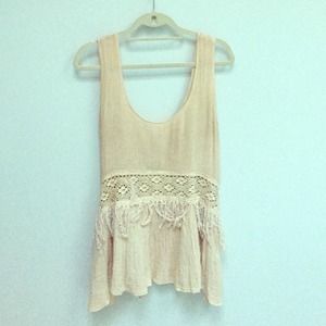 Boho fringe tunic