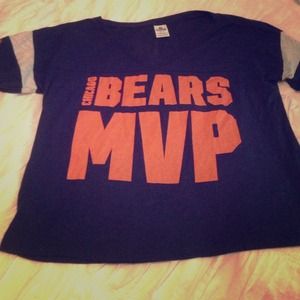 Chicago bears, pink shirt sz m, fits like oversize