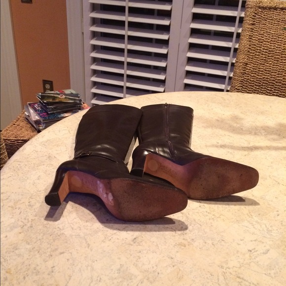Ralph Lauren knee high dark brown boots, 7.5 - Picture 3 of 3