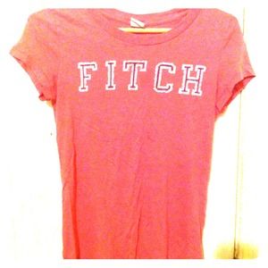 Pink Abercrombie and Fitch t-shirt