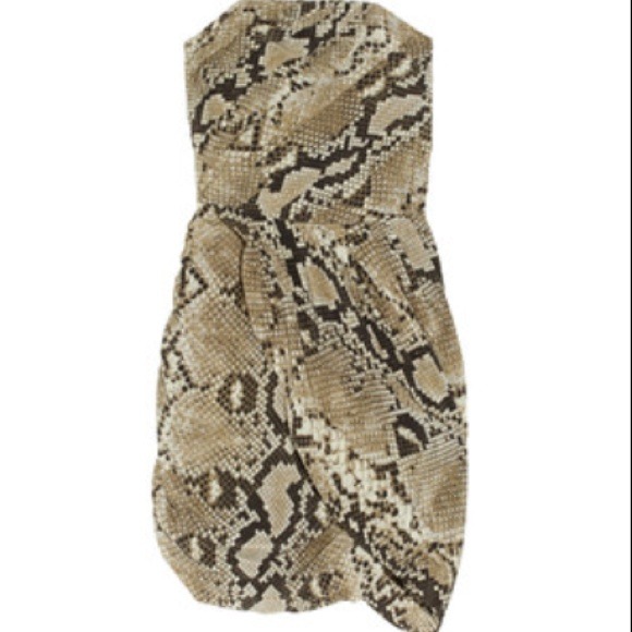 NWT Michael Michael Kors Snakeskin Cocktail Dress