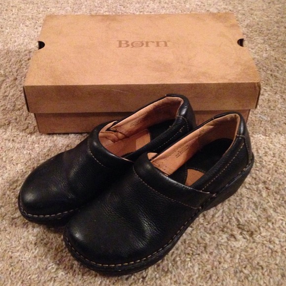 Like-new Born Wedge Clogs