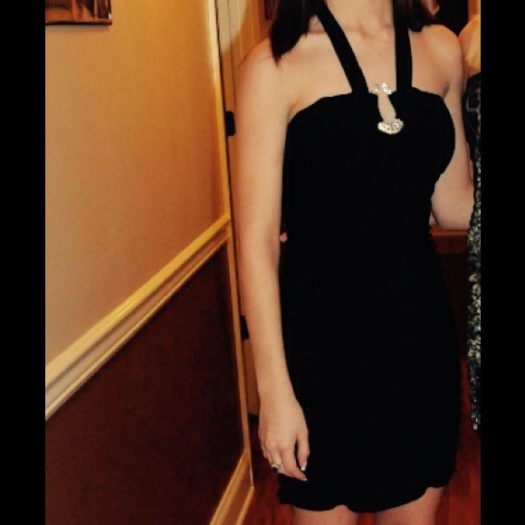 Black bodycon dress - Picture 1 of 3