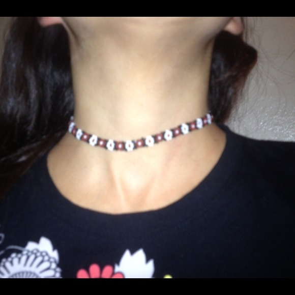 Beaded choker