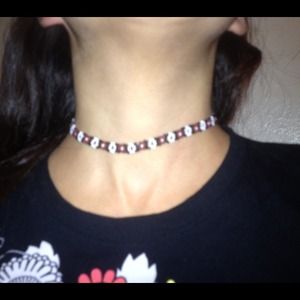 Beaded choker