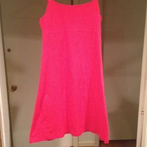 Bright "Lip Stick " red A-line Fress