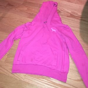 Pink hoodie