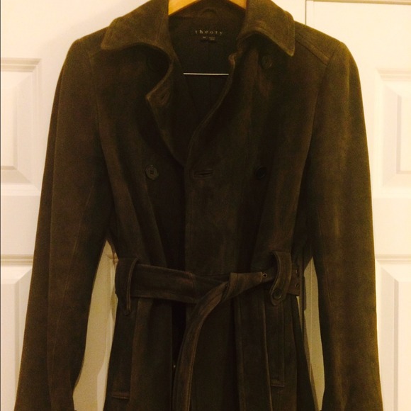 Theory suede car coat. SOLD
