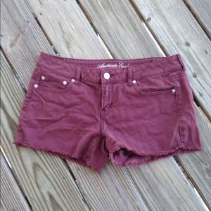 American Eagle size 12 Burgundy Shorts