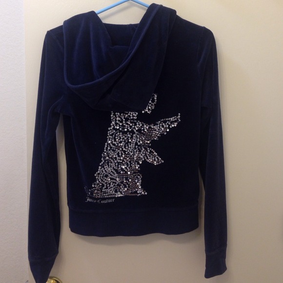Medium, royal blue juicy couture hoodie - Picture 1 of 3