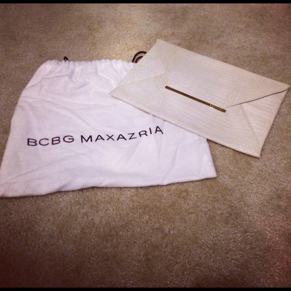 BCBG envelope clutch