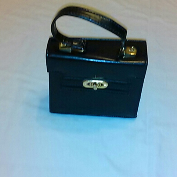 Other - Black Faux Leather Bag