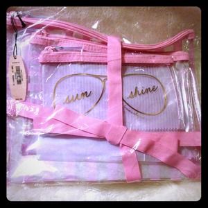 Victoria's Secret cosmetic bag set