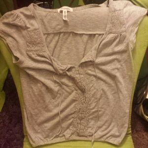 Grey short sleeved Aeropostale shirt.